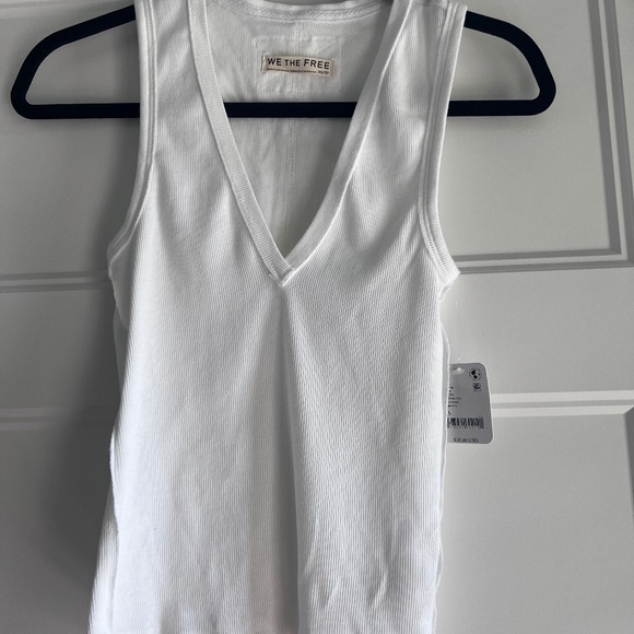 NWT We the Free Free People White Tank XS - Picture 4 of 8